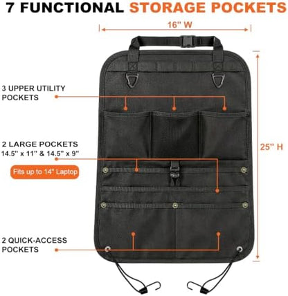 Nylon Backseat Car Organizer - Image 2