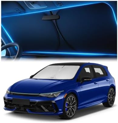 Magnelex Windshield Sun Shade for Volkswagen Golf MK8 2022-2026, Foldable Car by Magnelex