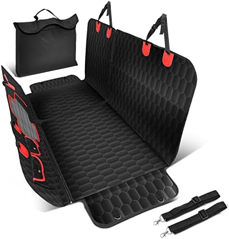 DNA Motoring Dog Car Seat Cover Back Seat Pet Cover 100% Waterproof by DNAMOTORING