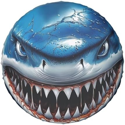 Shark Spare Tire Cover Wheel Protectors Waterproof Wheel Covers Universal Fit - Image 5