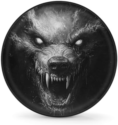 Wolf Spare Tire Cover 14in Spare Wheel Covers Tire Storage Cover by YoYoYuchong