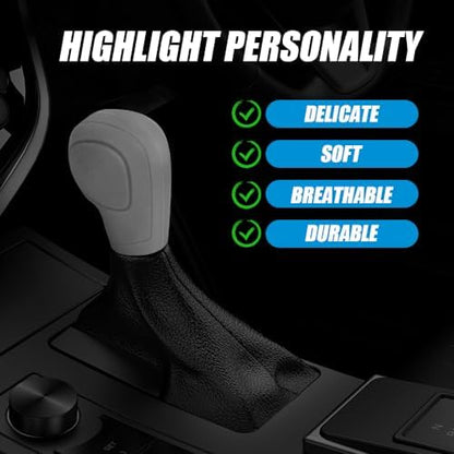 Car Gear Shift Knob Cover, Gear Shift Knob Cover Car Protect Accessories - Image 4