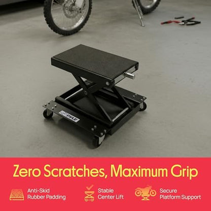 Pyle Motorcycle Lift, Scissor Jack, Heavy Duty Steel, 1100 lbs Capacity - Image 4