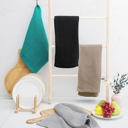 Homaxy 100% Cotton Waffle Weave Kitchen Dish Towels 6-Pack - Image 6
