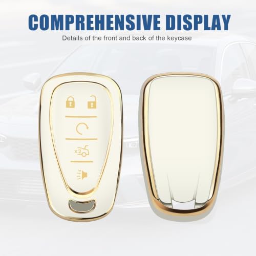 for Chevy Key Fob Cover, 5 Buttons TPU Key Cover - Image 4