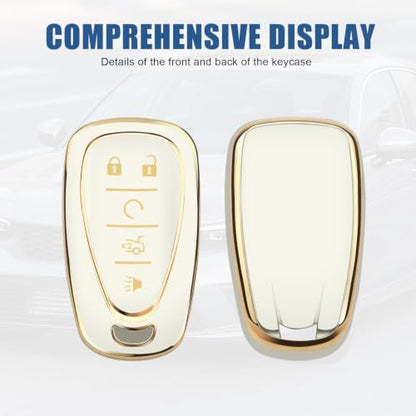 for Chevy Key Fob Cover, 5 Buttons TPU Key Cover - Image 4