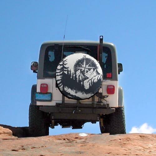 Heavy Duty Spare Tire Cover Mountains - Image 5