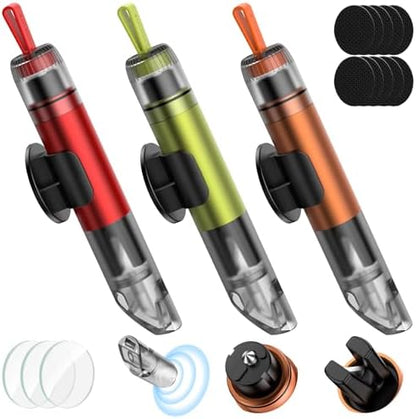 Car Safety Hammer Seatbelt Cutter and Survival Whistle Safe Transparent by SKINNYON