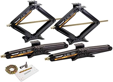 LIBRA 6000 lbs 24" RV Trailer Camper Stabilizer Leveling Scissor Jacks by LIBRA