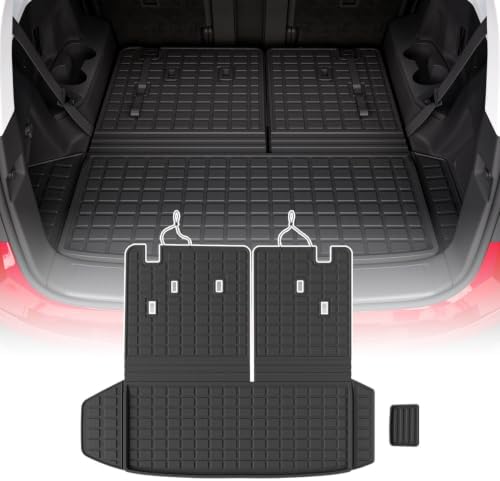 powoq Cargo Mat with Backrest Mats Compatible with 2023-2026 Honda Pilot by powoq