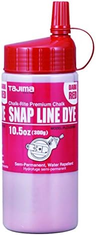 Tajima Marking Chalk, Dark Red Semi Permanent Dye, 10.5 oz by TAJIMATraditionofExcellence