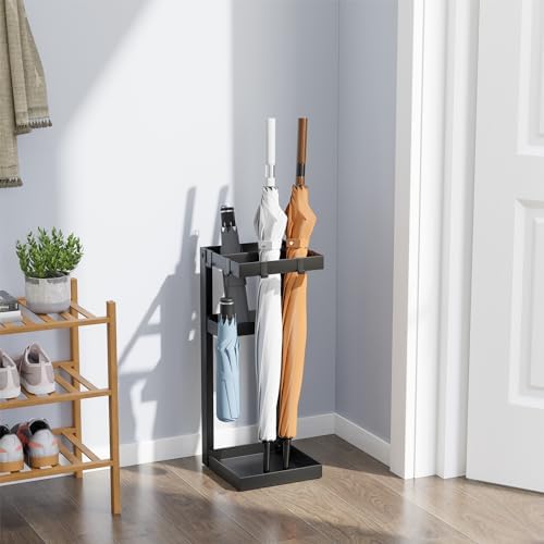 Metal Umbrella Stand for Stick & Travel Umbrellas - Image 2