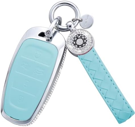 for Hyundai Key Fob Cover with Keychain, 5 Buttons by Unknown