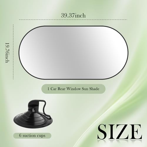 39.37 * 19.76" Car Shades for Back Windows Baby, Sun Protection & Heat Blocking - Image 2