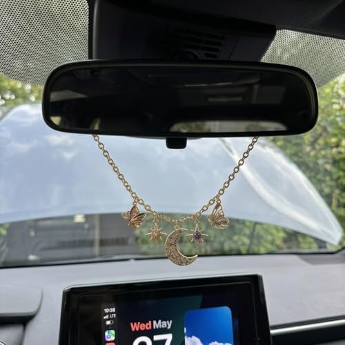 Set of 10 Rearview Mirror Charm Hanger Blanks, Acrylic Car Ornament Hooks - Image 5