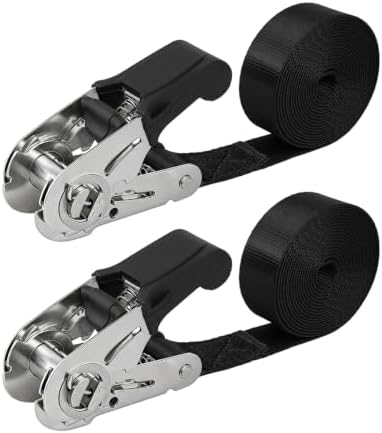 Ayaport Stainless Steel Endless Ratchet Straps, 8FT Cargo Tie Downs by Ayaport