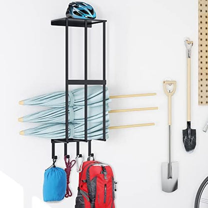 Camping Chair Wall Storage for Garage, Metal Camping Chair Storage Rack Wall - Image 5