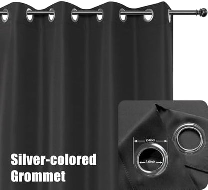 BONZER Outdoor Curtains for Patio Water Resistant Heavy Privacy - Image 2