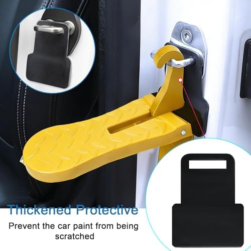 Car Door Step for Car Roof Access Extra-Long Foldable Fits SUVs Trucks Vans - Image 2