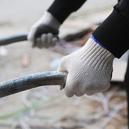 Evridwear Cotton Polyester String Knit Shell Safety Protection Work Gloves - Image 2