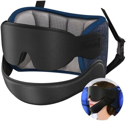 SARISUN Travel Pillow with Chin Strap, Stable Head Support by SARISUN
