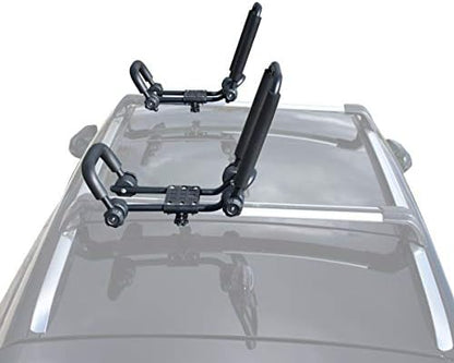 2 Pairs Fold Down J Bar Kayak Rack Designed mounts to virtually All crossbars - Image 6