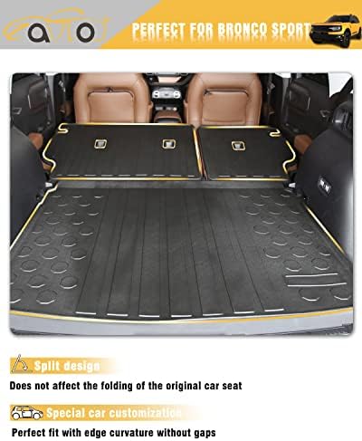 Cargo Liners Rear Trunk Mat for Ford Bronco Sport Accessories 2021 2022 2023 - Image 3