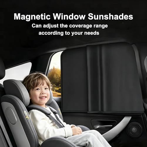 Car Sunshade, Car Privacy Window Shade, 100% Block Light - Image 3