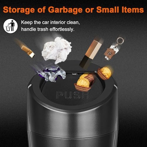 Car Trash Can, 2 Packs Mini Cup Holder Car Garbage Can - Image 4