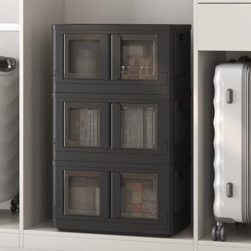 FLEXIMOUNTS 110 QT Stackable Plastic Storage Bins by FLEXIMOUNTS