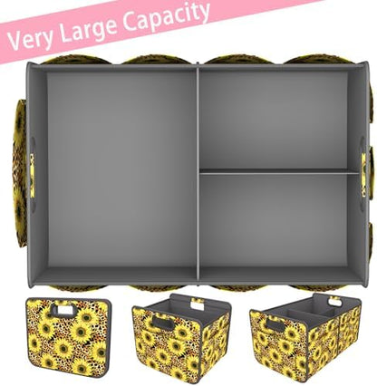 Homeve Car Trunk Organizer for SUV, 18.5Gal Large Capacity No-Sag Heavy Duty - Image 2