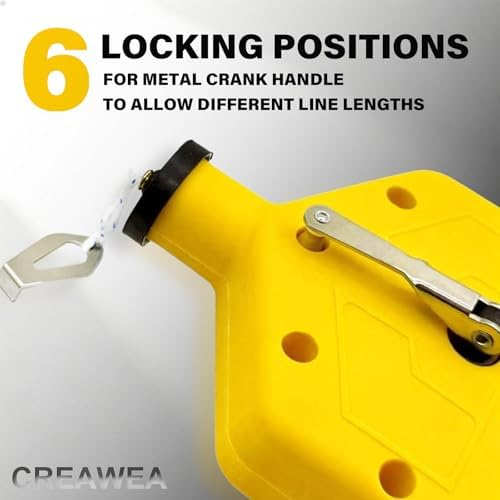 2PCS Heavy Duty Chalk Line, Professional Construction Marking Tool, 100-Foot - Image 3