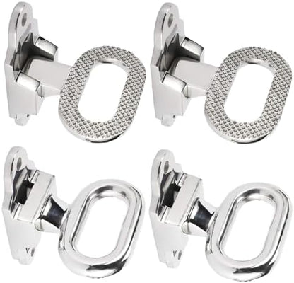 NovelBee 4pcs Stainless Boat Trailer Step, Stainless Folding Step by NovelBee