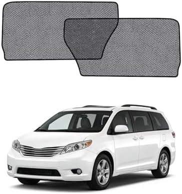 Car Window Shade for Toyota Sienna 2013-2018, 2 Pack UV & Glare Protection by Unknown