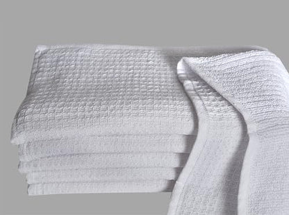 Dish Towels|Kitchen Dish Cloths Two-Sided Waffle Terry|13x28 Inches 100% Cotton - Image 3
