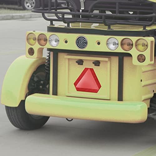 Slow Moving Vehicle Sign 4 Pack 7" x 8" Diamond Grade Reflective Slow Moving - Image 6