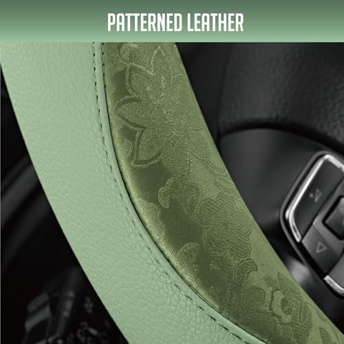 PIC AUTO Steering Wheel Cover, Universal Fit 14.5"–15.5" D-Shape Steering Cover - Image 3