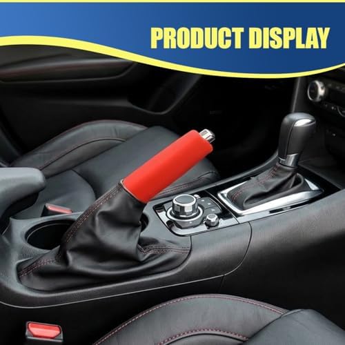 Car Handbrake Cover, Anti-Slip Silicone Automotive Handle Grip Protector - Image 6