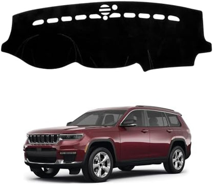 Dash Cover Mat Compatible with Jeep Grand Cherokee 2011-2021 Car Interior by HPEVA