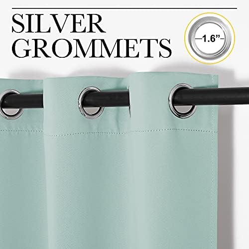 NICETOWN Bedroom Curtain Panels Blackout, 1 Pair, 34 by 72-inch - Image 3