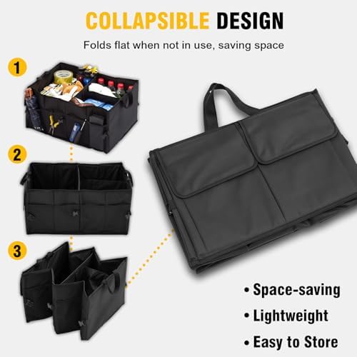 Car Trunk Organizer – Collapsible Multi Compartment Storage Box, Adjustable - Image 2