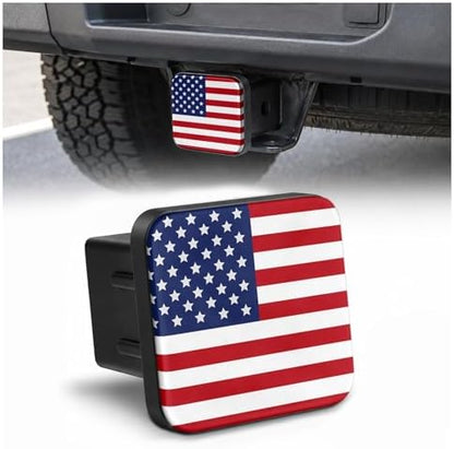 Trailer Hitch Covers American Flag Heavy Duty 2 Inch Hitch Cover by Unknown