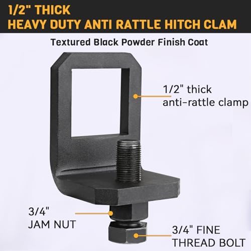 Anti Rattle Hitch Tightener 2 Inch, Trailer Hitch Anti Rattle Device, Heavy - Image 4