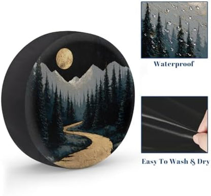 Forest Spare Tire Cover Waterproof Dust-Proof Spare Wheel Covers - Image 4