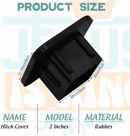 Trailer Hitch Cover, Jesus Christ Tow Hitch Cover - Image 2