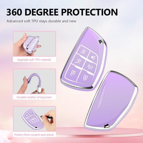 for Chevy Key Fob Cover, 6 Button TPU Protection Case - Image 4