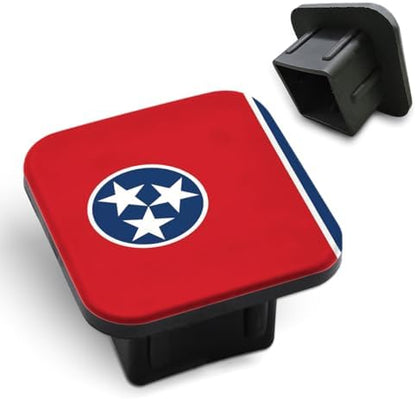 Flag Hitch Receiver Cover 2" Red State of Tennessee Flag USA North Country by Unknown