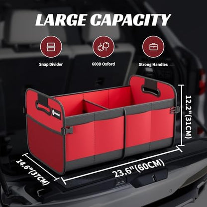 Sposuit Trunk Organizer for Car - 70L Collapsible Sturdy Car Storage - Image 2