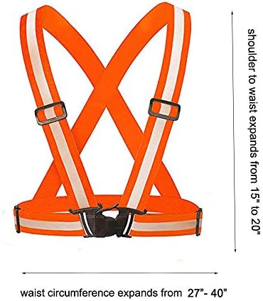 Chiwo Reflective Vest Running Gear 2Pack, High Visibility Safety Vest - Image 4