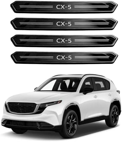 Door Sill Protector Trim Guard for Mazda CX-5 2026 2027, Accessories Plates by Unknown
